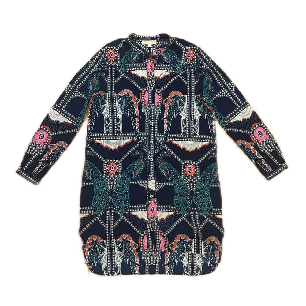 Mara Hoffman Elephant Brigade Printed Tunic Dress, size Large